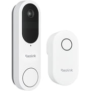 Reolink Video Doorbell Battery 2K 5/2.4GHz Wifi Doorbell with Chime,Person/Vehicle/Package Detection