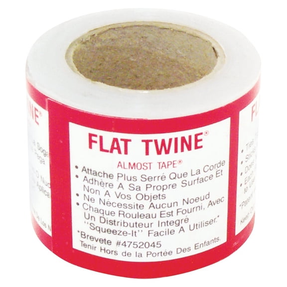 Flat Twine FST11 Stretch Film, 178 ft L, 2 in W, Clear