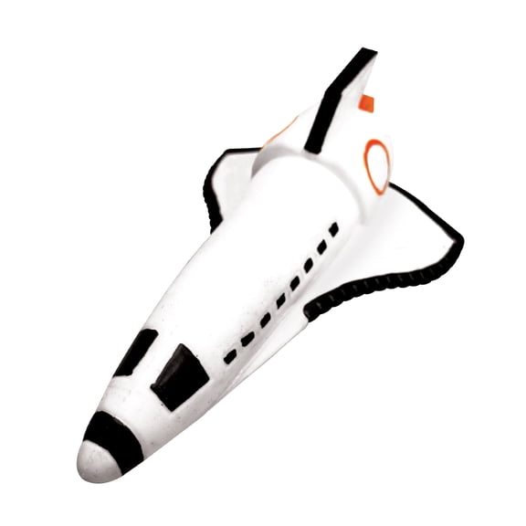 Rep Pals - Space Shuttle by Deluxebase. Stretchy Squishy Animal Figure, Soft Flexible Squeeze Toy, Sensory Fidget Toy & Fun Gift for Kids.