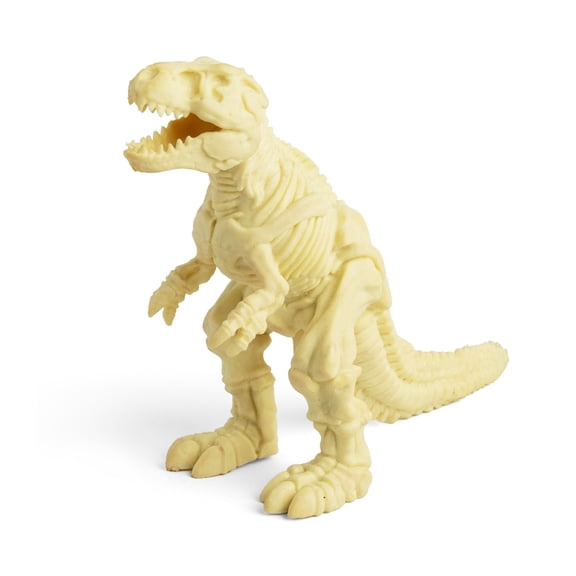 Rep Pals - T-Rex Skeleton by Deluxebase. Stretchy Squishy Animal Figure, Soft Flexible Squeeze Toy, Sensory Fidget Toy & Fun Gift for Kids.