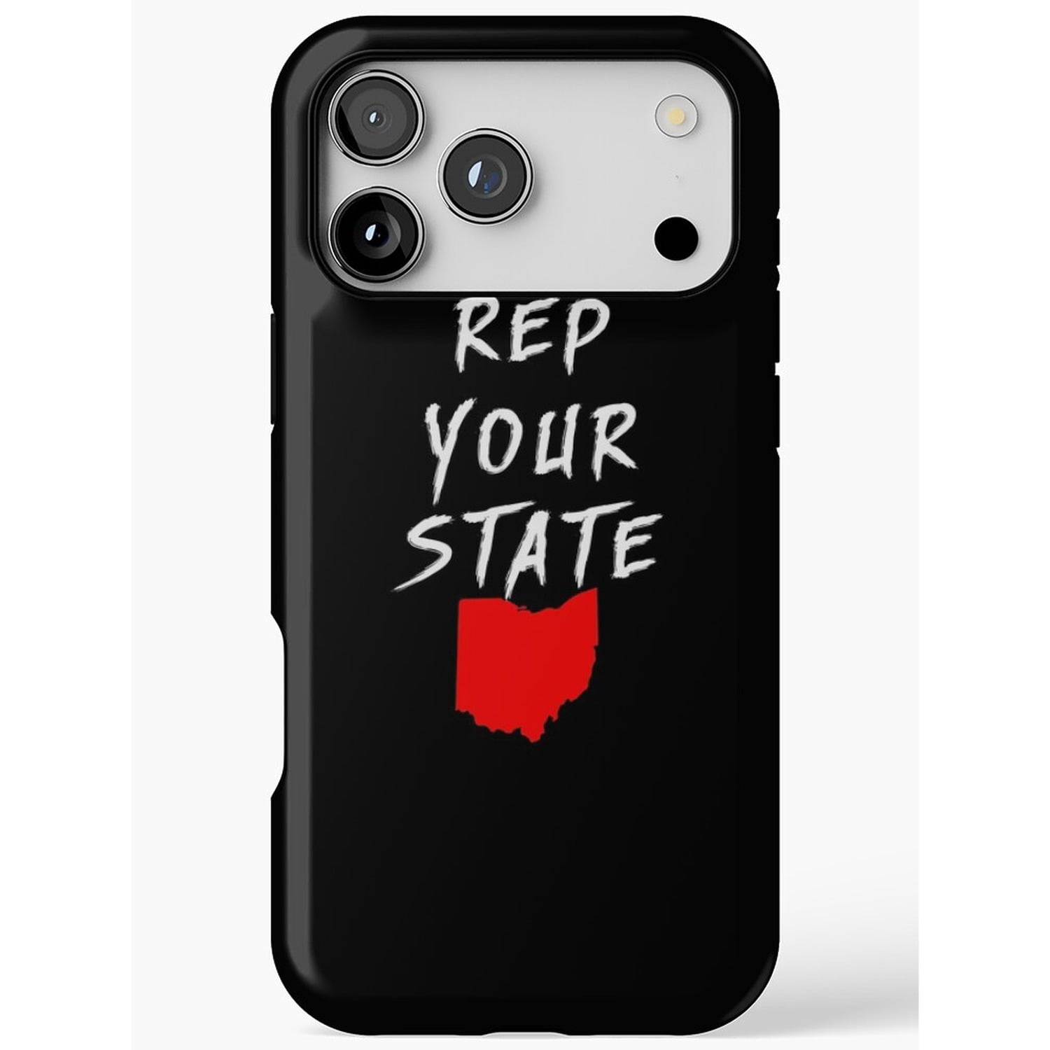 Rep Your State Ohio Silhouette Tough Case for Apple iPhone ...