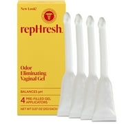 RepHresh Odor Eliminating Vaginal Gel, 0.07 oz, 4 Count