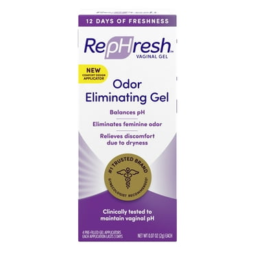 RepHresh Odor Eliminating Vaginal Gel, 0.07 oz, 4 Count
