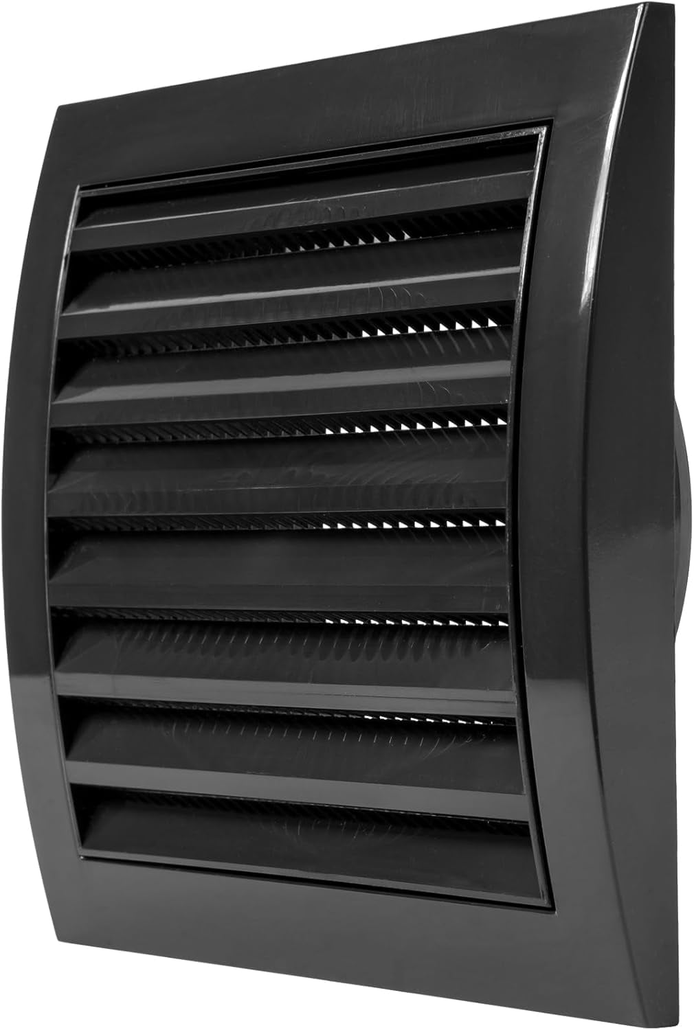 Repa Cover Repa Market 4” Inch Black Plastic Exhaust Air Vent Cover – Louvered ...