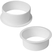 Repa Market 6" Inch Pack of 2 Plastic Duct Connector Flange - Ducting, Pipe Adapter
