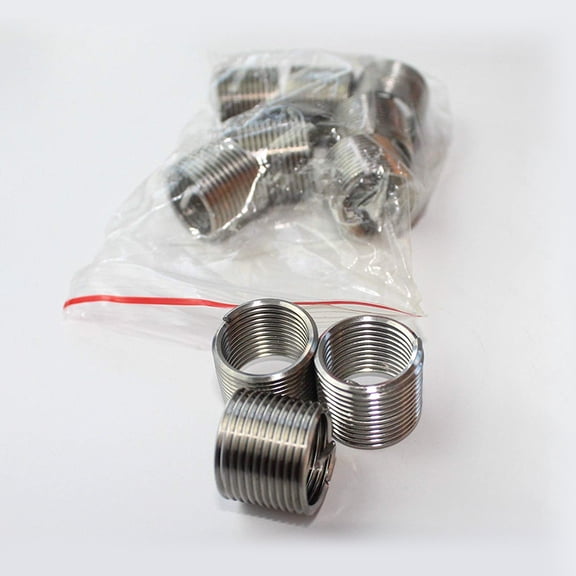 Repair 15Pcs Metric Thread Repair Insert Kit M5 M6 M8 M10 Helicoil Car Pro Coil Tool X 1.5