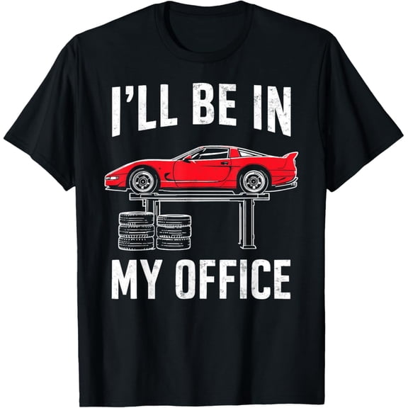 Repair Guy Garage Dad Joke Tee I ll Be In My Office T-Shirt