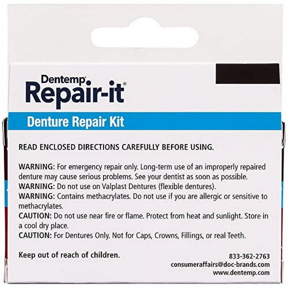Repair-It Denture Repair Kit D-091 .7 Ounces