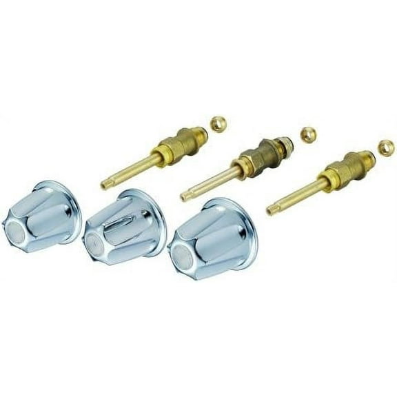 Repair Kit, Fit Price Pfister Three-handle Shower Faucets S10-230, with Metal Verve Handles- By Plumb USA