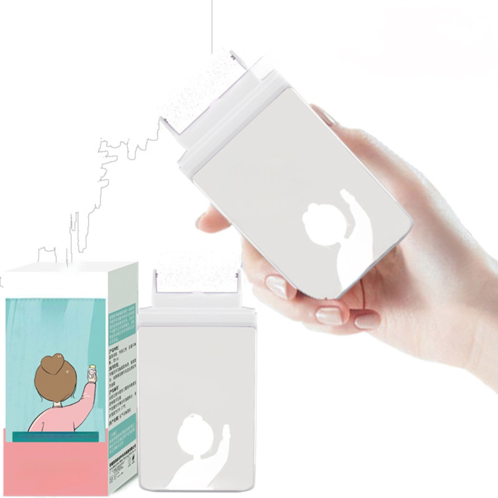 Repair Kit, Plastic White Spackle, Wall Rolling Brush 2024 New Small