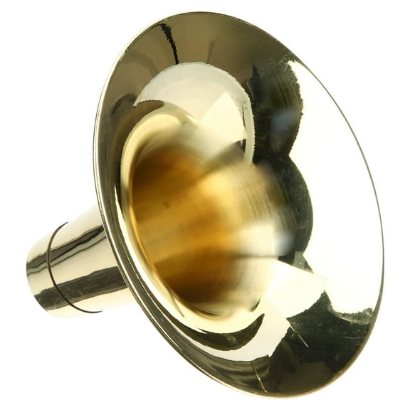 FONDOTIN Horn Shape Manual Suona Horn Accessory Brass 1Pack