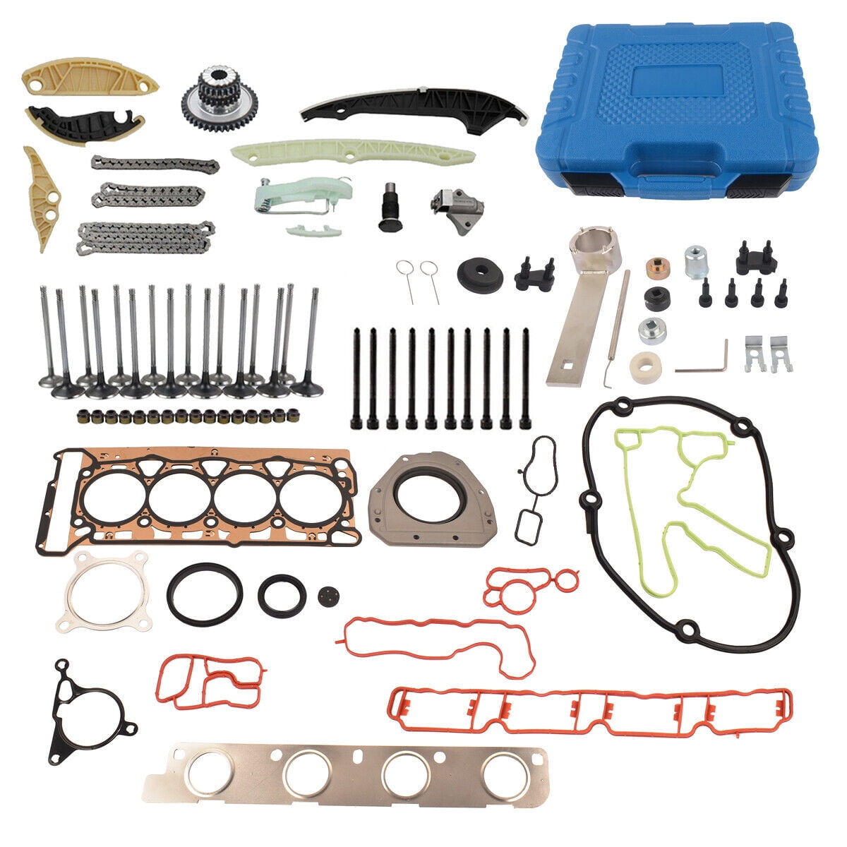 Repair Kit Timing Chain Tool Kit Head Gasket For VW GTI Jetta Audi A4 1.8 2.0TSI