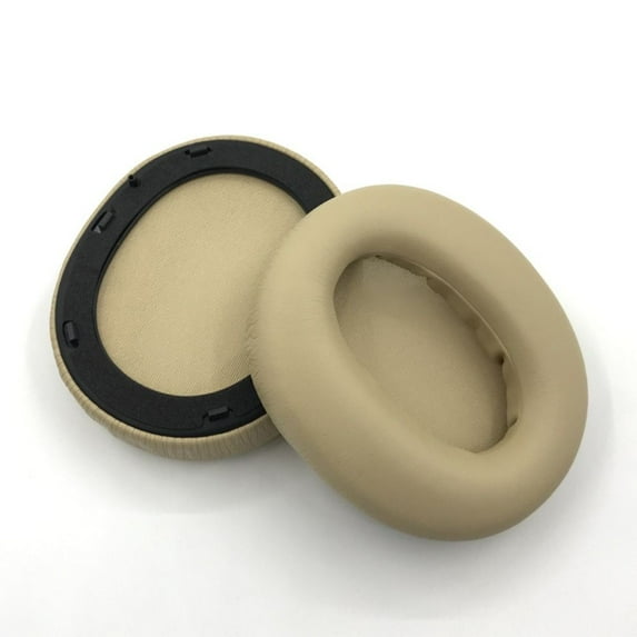 Repair Parts Headset Earmuff Replacement Ear Pads Foam Sponge Ear Cushion BEIGE