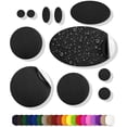 thumbnail image 1 of Repair Patches for Jackets, Tent, Shoe, Air Mattress, PVC Gear - Waterproof, Self-Adhesive, Tear-Cold-Heat-Resistant, Down Puffer Coat (11 Pieces Kit, Black), 1 of 12