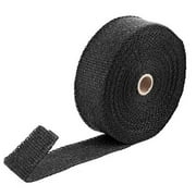 Clearance Repair Wrap Tape 5M 1 Roll Fiberglass Exhaust Header Pipe Heat Wrap Tape Black