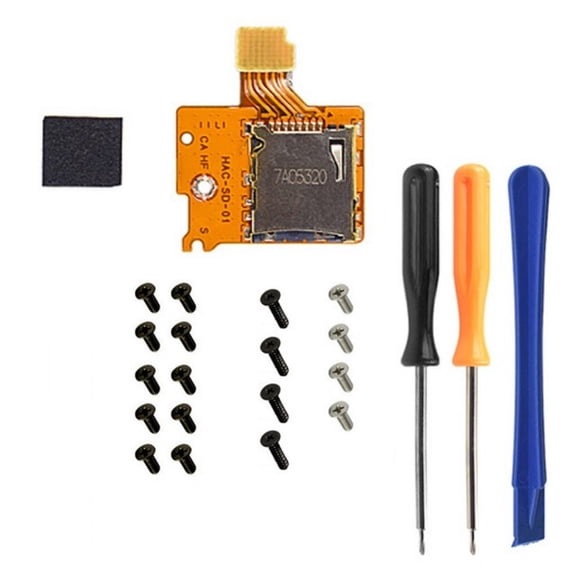 Repair set with Essential Components for Card Slot Replacement Completes Card Slot Repair set for Switches -pad