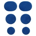 thumbnail image 1 of Repairing Mesh Hole Patches for Athletic Shoes, Wire Mesh Adhesive Sports Shoe Mesh Upper Repair Sticker Anti Wear Quick Repair Tool, 3 Sizes, 1 set Six Shoe Patches, Multicolor(Blue,2x1.5"), 1 of 9