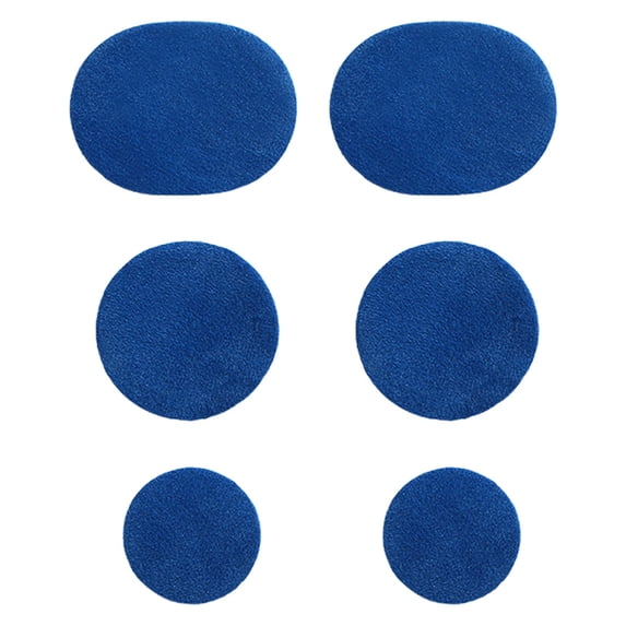 Repairing Mesh Hole Patches for Athletic Shoes, Wire Mesh Adhesive Sports Shoe Mesh Upper Repair Sticker Anti Wear Quick Repair Tool, 3 Sizes, 1 set Six Shoe Patches, Multicolor(Blue,2x1.5")