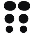 thumbnail image 1 of Repairing Mesh Hole Patches for Athletic Shoes, Wire Mesh Adhesive Sports Shoe Mesh Upper Repair Sticker Anti Wear Quick Repair Tool, 3 Sizes, 1 set Six Shoe Patches, Multicolor(Black,2x1.5"), 1 of 7