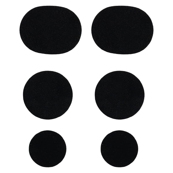 Repairing Mesh Hole Patches for Athletic Shoes, Wire Mesh Adhesive Sports Shoe Mesh Upper Repair Sticker Anti Wear Quick Repair Tool, 3 Sizes, 1 set Six Shoe Patches, Multicolor(Black,2x1.5")