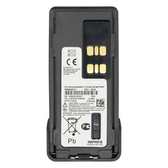 Repalcement Battery PMNN4491C for Motorola PMUD2627BABNKA PMUE3836BABNKA PMUE3836AABNAA
