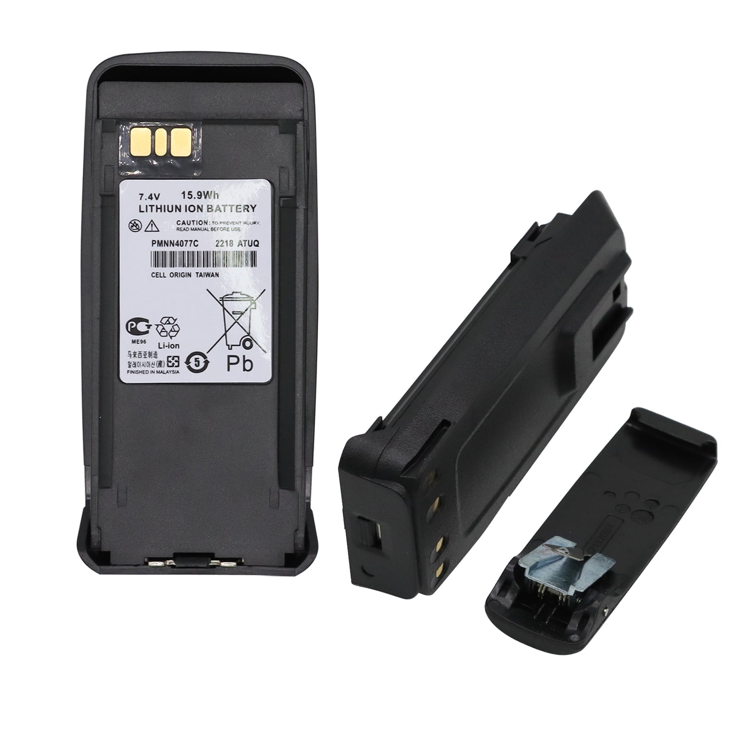 Repalcement Battery for Motorola AAH55UCC9LB1AN 800/900mhz AAH55UCH9LB1AN Two Way Radio
