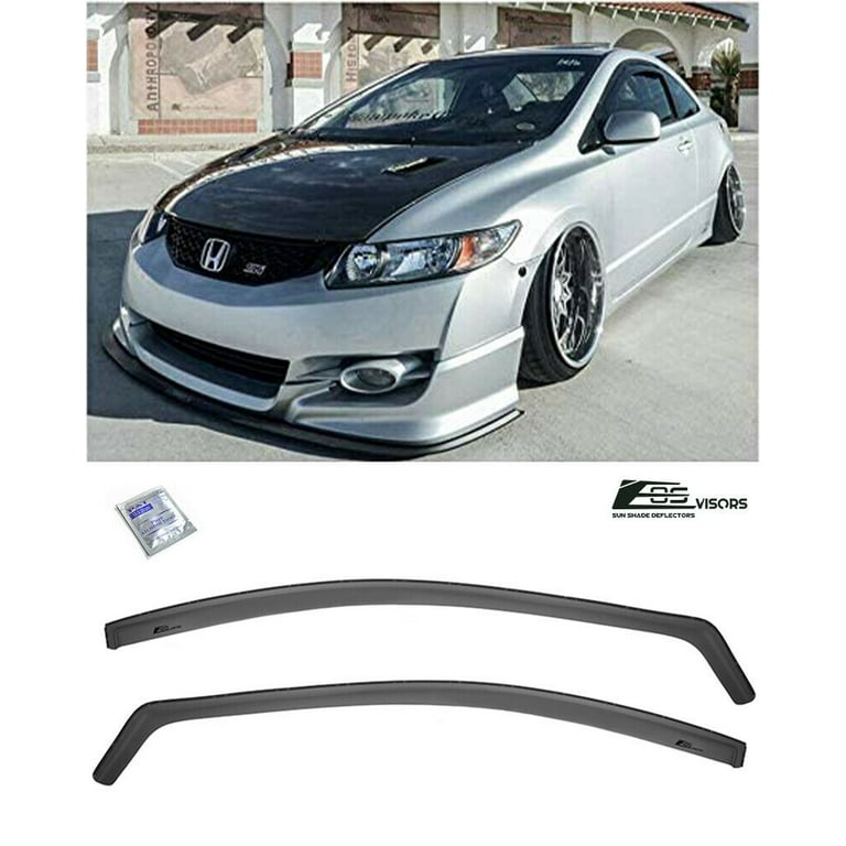 2006 honda civic cheap coupe rain guards
