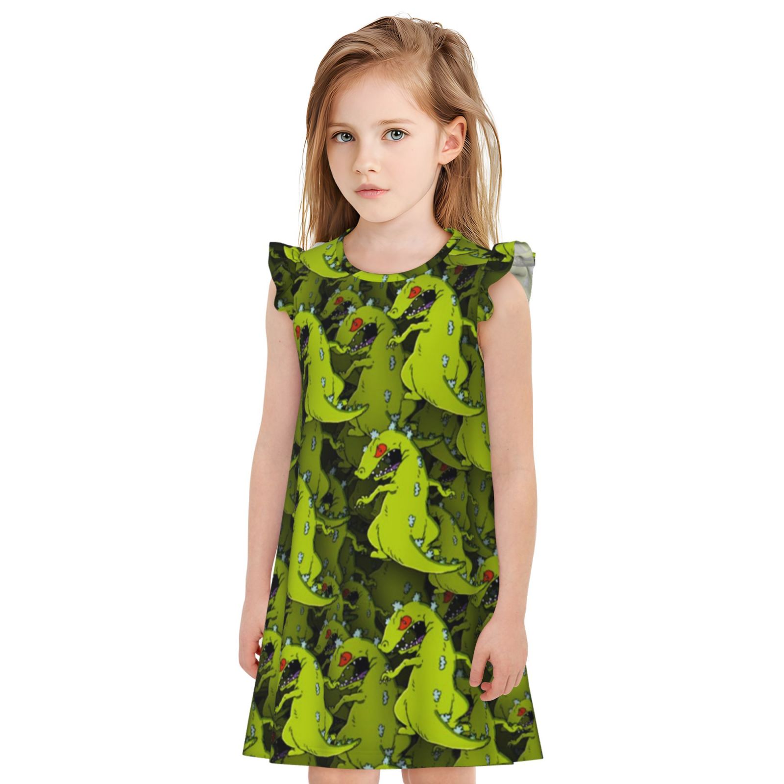 Repater Green Rugrats Girl's Nightgowns Pajamas Dress Soft Children ...