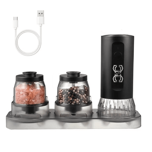 Repeat Snap Mill Interchangeable Herb Mill Grinder Modular Snap-In Cartridges Ceramic-Coated Blades Adjustable Grind, BPA-Free for Herbs Tea Spices Kitchen Tool