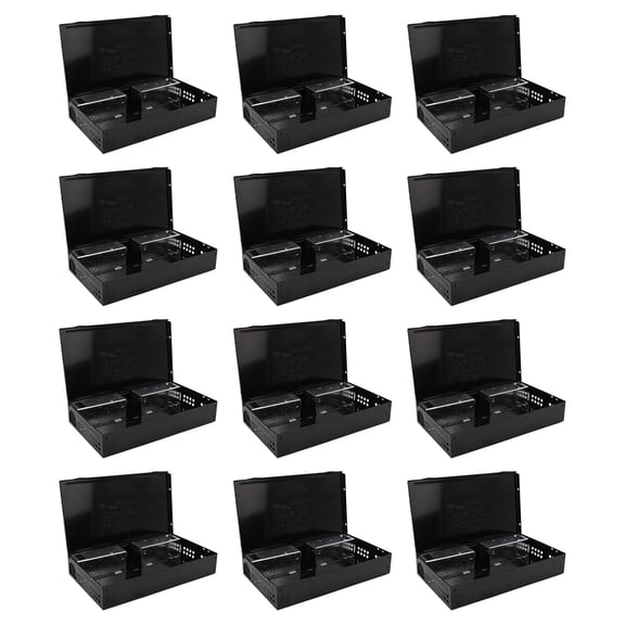 Repeater Multiple Catch Mouse Trap Black Powder-Coated Steel Humane, Reusable Live Catch Trap for Up to 30 Mice No Bait Needed, Low-Profile Design