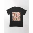 thumbnail image 1 of Repeating Christmas Animal Pattern Festive Holiday Design Unisex T-Shirt up to Size 5XL, 1 of 2