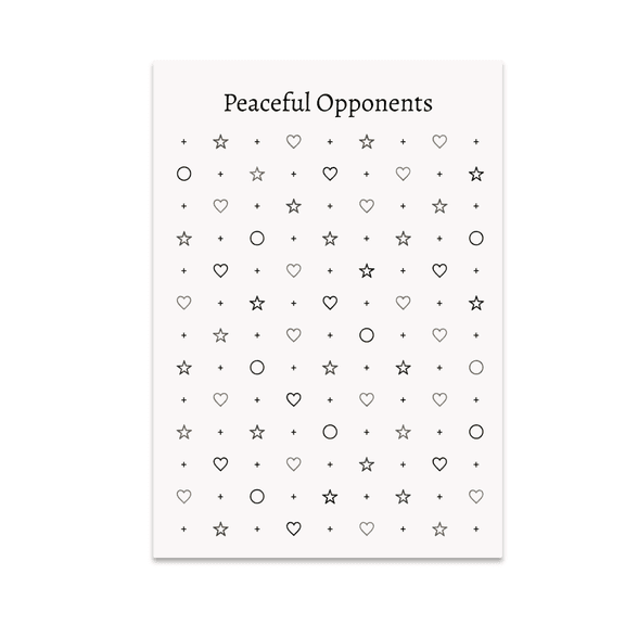 Repeating Icons Pattern Poster - Modern Decor Enthusiast - 13x19 Poster Print