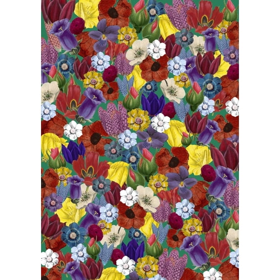 Repeating Pattern - Floral Assemblage Poster Print By ® Mary Evans Picture Library (24 X 36)