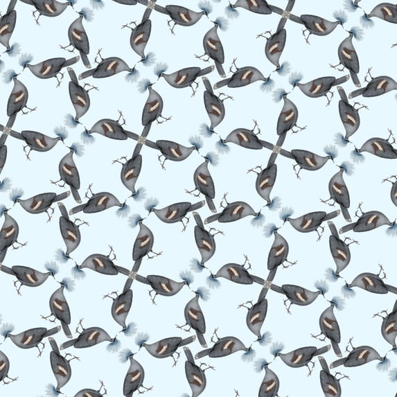 Repeating Pattern - Pigeons Poster Print By ® Mary Evans Picture Library (24 X 36)