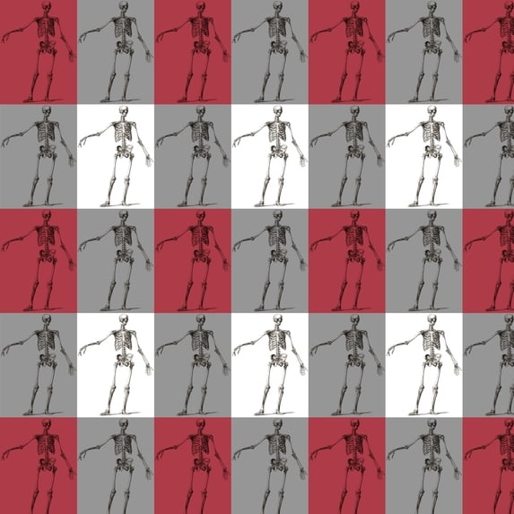 Repeating Pattern - Skeleton Poster Print By ® Mary Evans Picture Library (24 X 36)