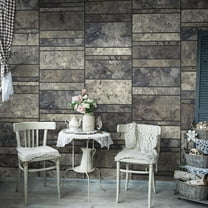 Repeating Wallpaper Roll - Stone Clouds - 32.8'L x 19.7"W