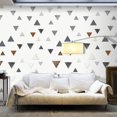 thumbnail image 1 of Repeating Wallpaper Roll - Triangular Harmony - 32.8'L x 19.7"W, 1 of 4