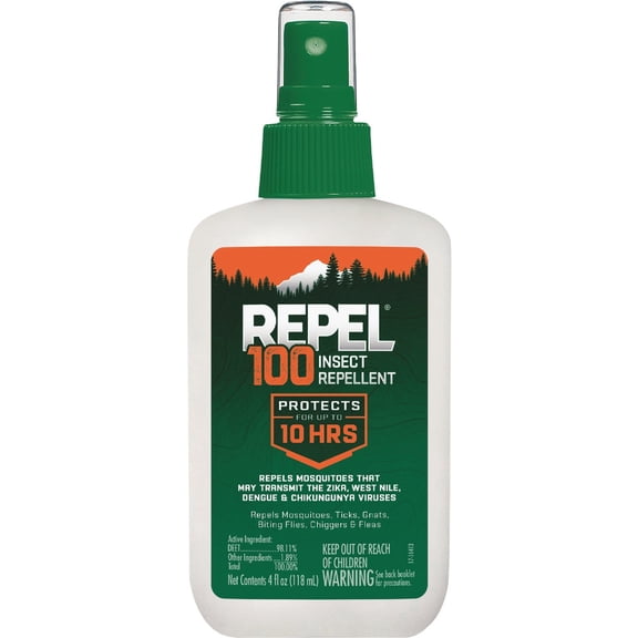 Repel 100 Insect Repellent, Pump Spray, 4-Ounce, 6-Pack