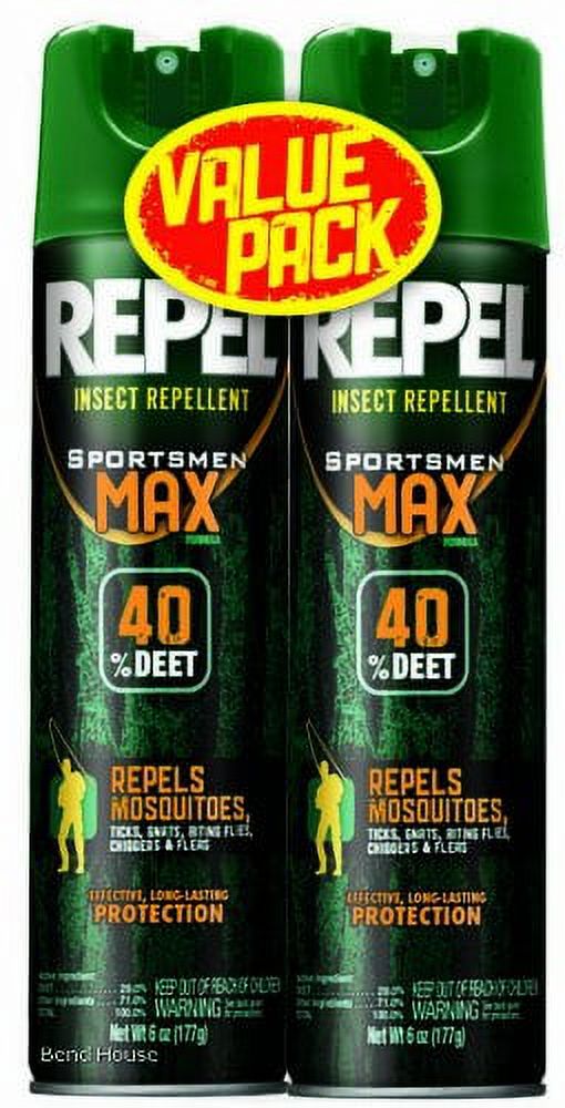 Repel 61/2Ounce Sportsmen Max Formula Insect Repellent Aerosol