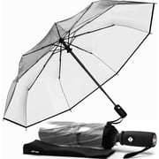 Repel Windproof Travel Umbrella, Auto Open Close Folding Umbrella Wind Tested to 100MPH