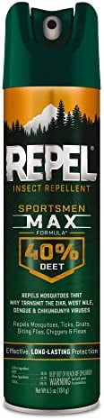 Repel Insect Repellent Sportsman Max Formula, Repels Mosquitoes, Ticks ...