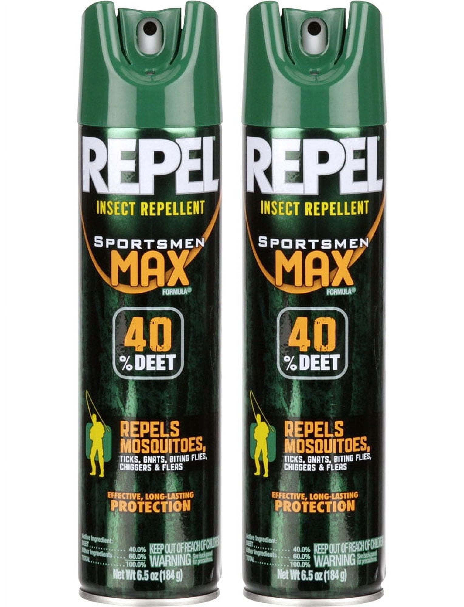 Repel Insect Repellent Sportsmen Max Formula 40 DEET, Aerosol, 6.5