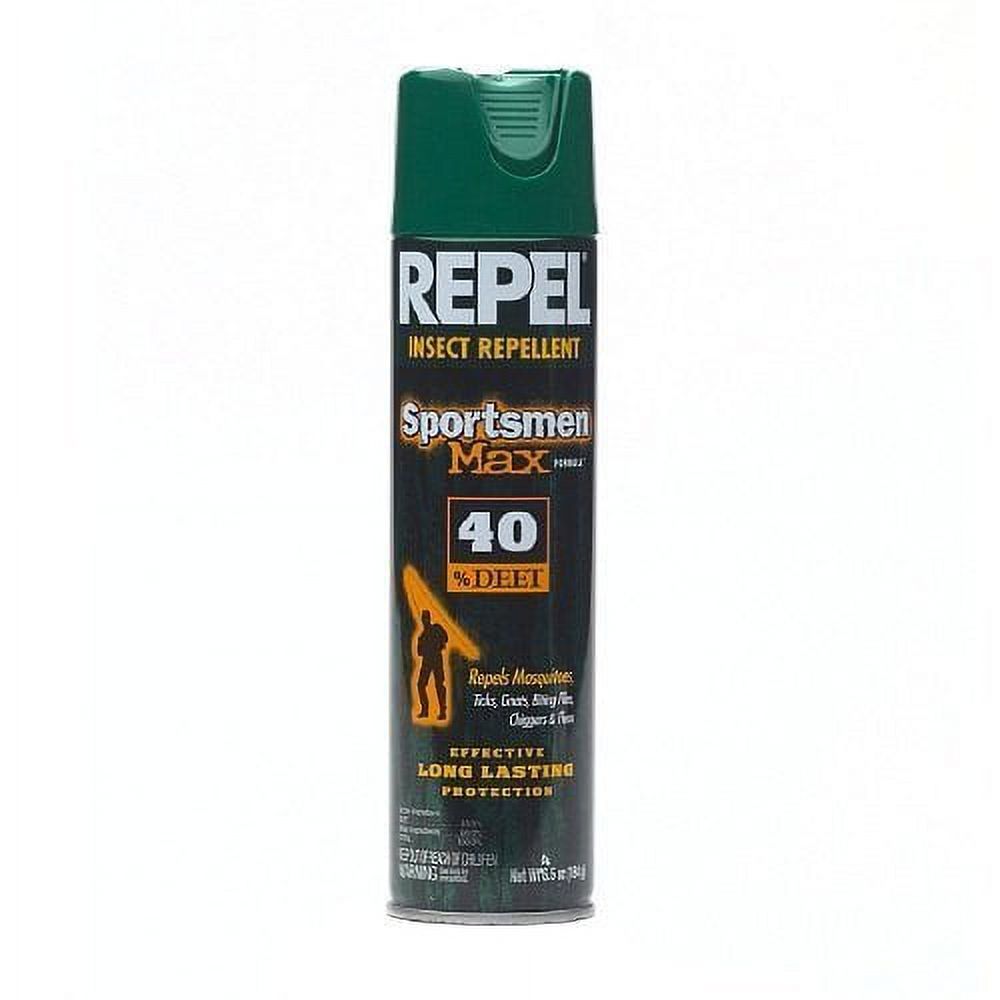 Repel Insect Repellent Sportsmen Max Formula 40 DEET, Aerosol, 6.5