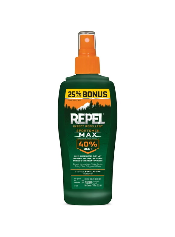 Repel Insect Repellent Sportsmen Max Formula Spray Pump 40% Deet, 7.5-fl oz