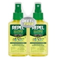 thumbnail interactive-video image 1 of Repel Plant Based Lemon Eucalyptus Insect Repellent Spray, DEET-Free, 2 Pack, 4 Ounces, 1 of 14