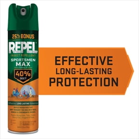 Repel Sportsmen Max Formula Insect and Mosquito Repellent, Bug Spray with 40% DEET, 8.125 oz