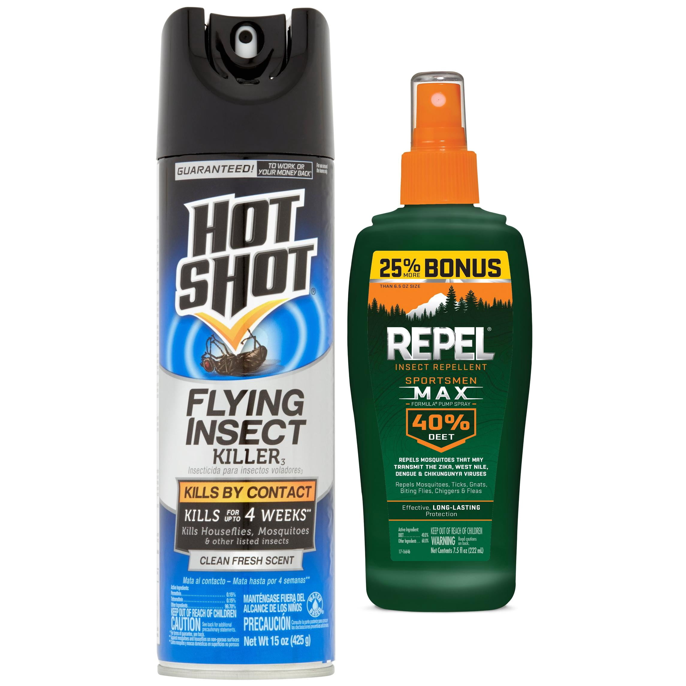 Sample Insect Repellants Repel Sportsmen Max Insect Repellants With FREE Hot Shot Flying Insect ...