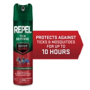 Repel Tick Defense Tick and Mosquito Repellent, Bug Spray with 15% Picaridin, 6.5 Oz