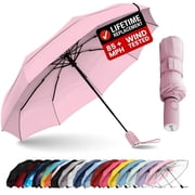 Repel Windproof Travel Umbrella, Auto Open Close Folding Umbrella Wind Tested to 100MPH