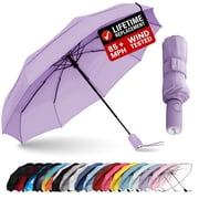 Repel Windproof Travel Umbrella, Auto Open Close Folding Umbrella Wind Tested to 100MPH
